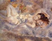 Jules Pascin Decumbence of Ailiyane oil painting on canvas